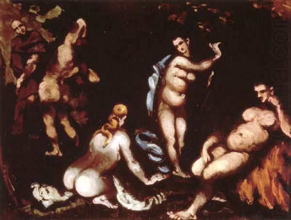 Paul Cezanne La tentation de saint Antoine china oil painting image